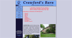 Desktop Screenshot of crawfordsbarn.org